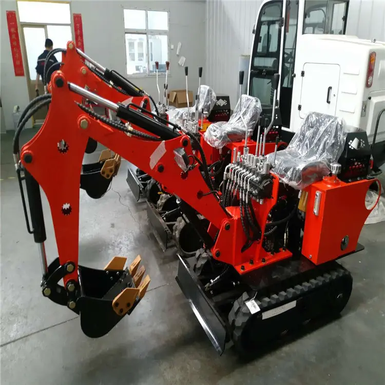 ZM08 instruksi pemeliharaan instalasi mesin ekskavator Mini pertanian 0.8 ton ekskavator trek pertanian
