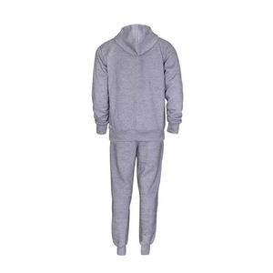 Survêtements de Fitness pour hommes, couleur unie, manches longues avec logo personnalisé, impression de broderie, vente en gros, bon marché, survêtement en coton - Product Image 3