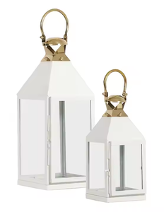 Linterna marroquí de nuevo diseño, linterna de estilo antiguo con cristal de color para casa y jardín, perfecta para decoración del hogar con Premium - Product Image 3