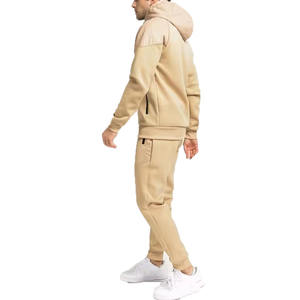 Chándal con cremallera completa para hombre de alta calidad del fabricante OEM, ropa informal transpirable con diseño de contraste para el invierno - Product Image 4