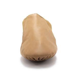 Chaussures de ballet pour filles en cuir véritable doublées de néoprène souple et durable, confortables, absorbantes, avec semelle intérieure rembourrée en mousse et en coton, et dessus en PU. - Product Image 4