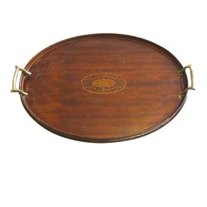 Bandeja de Servicio de Madera Hecha a Mano con Adhesivo Impreso para Decoración de Mesa en Bodas, Fiestas y Catering - Product Image 6