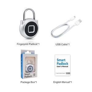 Serrure de porte numérique biométrique intelligente NPF5, sans clé, étanche IP65, en alliage d'aluminium, cadenas avec TTlock pour porte en bois - Product Image 6