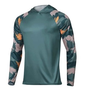 Camiseta de Pesca de Manga Larga de Secado Rápido con Estampado de Sublimación Personalizado de Alta Calidad, 100% Poliéster, Transpirable, OEM, Talla Grande - Product Image 6