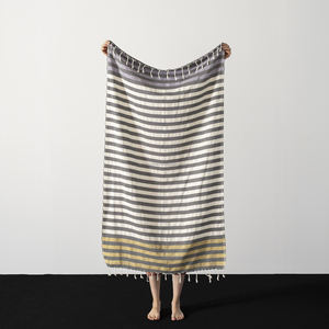 Summer <b>Turkish</b> Hamam Pestemal Beach <b>Towels</b> Wholesale - 100X180CM 100% Cotton Peshtemal <b>Towel</b> 40x70in - Product Image 1