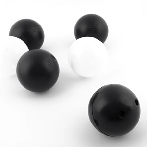 ลูกบอลพลาสติกสีดำกลวง100มม. 4นิ้วสำหรับการป้องกันแสงแดดลดการควบคุมกลิ่นระเหย - Product Image 5