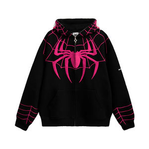 Top Quality 100% Cotton Puff Printing 450gsm Hoodies Sweatshirts <b>Spiderring</b> Logo Hoodies Y2K Casual Pullover <b>Hoodie</b> for <b>Men</b> - Product Image 4