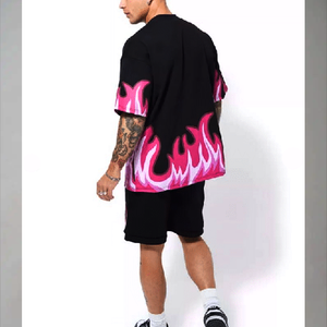 กางเกงขาสั้นตาข่ายพิมพ์ลายแฟชั่นสำหรับผู้ชายใหม่ล่าสุดพิมพ์ลายออกแบบได้ตามต้องการสำหรับเล่นกีฬาออกกำลังกายในยิม - Product Image 4