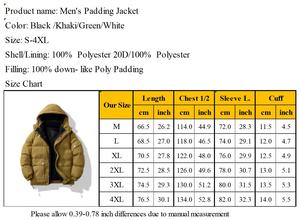 2025 High Quality Men Puffer Jacket Winter Coats Water Resistant Long Sleeve Zip up Lightweight <b>Quilted</b> Jackets DDP Shipping - Product Image 4