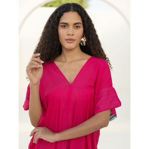 Vestido Kaftan Rumba con Cintura Natural - Product Image 4