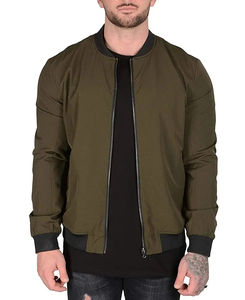 Blouson Bomber Homme Imperméable à Capuche et Col Montant de Qualité Supérieure, Fermeture Éclair Intégrale, Vêtement d'Extérieur Hiver, Personnalisation OEM ODM - Product Image 3