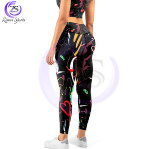 Women Clothing Good Supplier OEM ODM Service Wholesale Price Newest Style Casual Fitness Wear Fashion <b>Bra</b> And Leggy - Product Image 2