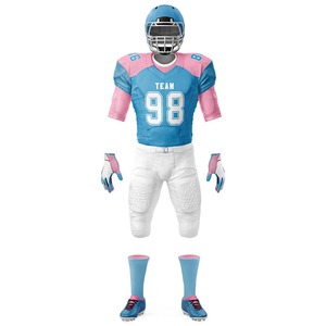 Uniformes de fútbol americano de diseño personalizado de la mejor calidad, de secado rápido, transpirable y sublimado, de primera calidad - Product Image 5