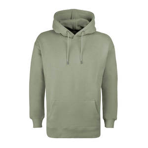 Peso pesado algodón grueso 400GSM hombro caído estampado personalizado Puff alta calidad invierno Sudadera con capucha de gran tamaño hombres - Product Image 2