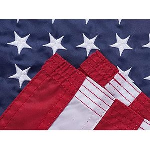 Drapeau américain USA TOP FLAGSINC 16x24, drapeau de bateau, drapeau extérieur robuste, fabriqué aux États-Unis, brodé, 1,3x2 pieds, bannière en nylon cousue - Product Image 5