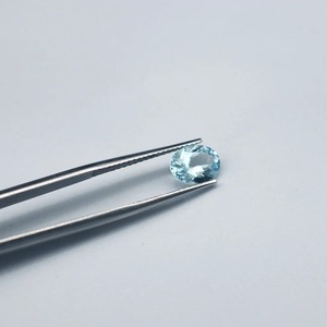 Piedra Preciosa de Aguamarina Azul Natural, Corte Ovalado Facetado, Pulido, 5x7 6x8 MM, Certificado por Terceros, Precio al por Mayor - Product Image 2