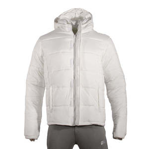 New Outdoor Light Warm Custom Embroider Logo <b>White</b> Bubble Puff Filled Down <b>Puffer</b> <b>Jacket</b> Winter <b>Jacket</b> Comfortable Outdoor Use - Product Image 1