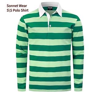 T-shirts polo pour hommes-Haut d'hiver à manches longues d'exportation pour hommes - Product Image 1