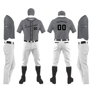 Uniformes de Béisbol Personalizados, Transpirables, para Hombre, Ropa de Equipo para Adultos, Tela de Poliéster de 300g, Colores y Diseños Personalizados, Nueva Llegada - Product Image 5