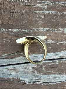 2026 Top Selling Long Channel Setting Graduated Natural Diamond Band Ring 14k Yellow Gold Luxury <b>Wedding</b> Engagement Party Ring - Product Image 2