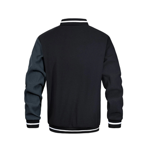 Venta caliente logotipo bordado personalizado chaquetas universitarias nuevo diseño estilo de la calle chaqueta de lona precios al por mayor disponibles - Product Image 2