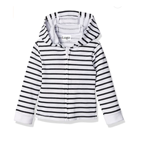 Sudadera con capucha de punto para bebé, prenda elástica de 4 vías que asegura un ajuste perfecto, tela flexible supersuave, se mueve con el bebé, lote disponible al por mayor - Product Image 1