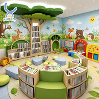 Meuble décoratif en bois Montessori en forme de cabane dans les arbres pour l'angle d'apprentissage des enfants en maternelle, crèche et garderie