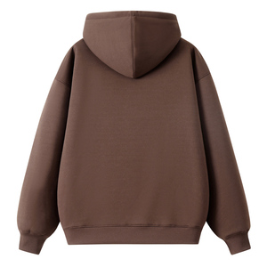 Sweat à capuche pour homme, automne, logo personnalisé, broderie, uni, polyester, coton, impression par transfert thermique, fournisseur - Product Image 2