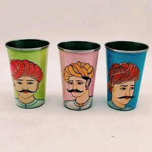 แก้วทองแดงและเหล็กพิมพ์ลายดอกไม้ตามสั่งเหมาะสำหรับขายต่อและโปรโมชั่นและสำหรับร้านตกแต่งบ้าน - Product Image 2