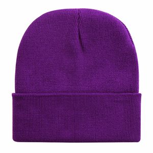 Vente en gros label privé patch personnalisé manchette courte logo personnalisé chapeau en tricot tête de mort casquette pêcheur bonnet - Product Image 1
