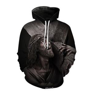 Pour les hommes 100% coton Christian Hoodies mode décontracté Style Simple Christian Hoodies meilleur Design - Product Image 5