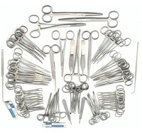 Kit chirurgical vétérinaire pour opérations sur chiens et chats, usage diagnostique, acier inoxydable, approuvé CE ISO, instruments souples réutilisables et durables