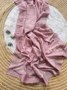 ชุดส่าหรีผ้าไหม vichitra เนื้อนุ่มออกแบบให้เข้ากับชุดทำงานพิมพ์ลายดิจิตัล - Product Image 2