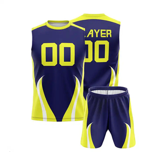Tonton Sportswear Maillot de hockey à col en V royal personnalisé par sublimation - Product Image 1