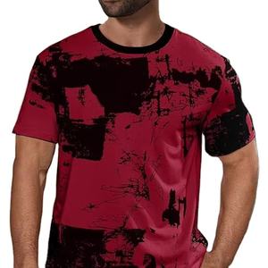 Camiseta de Manga Corta para Hombre de Alta Calidad en Poliéster/Algodón con Impresión de Logotipo Personalizado, Servicio OEM, Transpirable y de Secado Rápido - Product Image 3