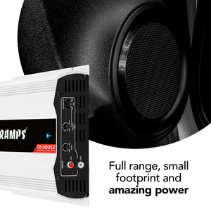Taramps DS 800x2 Amplificador de 2 Ohmios 800 vatios RMS 2 canales 400x2 vatios RMS Digital Crossover HPF LPF Bridgedable Car Audio System - Product Image 6