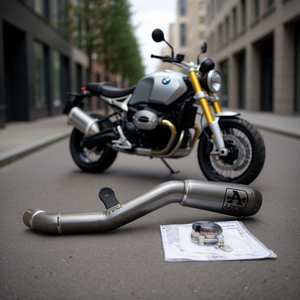 Sistema di Scarico Arrow in Titanio per BMW R Nine T Urban Gs 17-20 CD 72634PR Omologato - Product Image 3