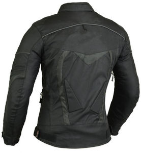 Veste de protection pour motocyclette à col montant en cuir de mouton fin pour homme accessoire de saison d'hiver - Product Image 2