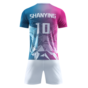 Ensemble de vêtements de football imprimés par sublimation personnalisés Uniformes de football pour entraînement d'équipe Vêtements de sport personnalisés - Product Image 1