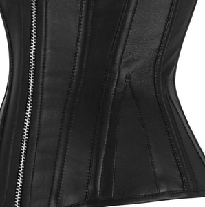 Brown Stylish Design Genuine Leather <b>Corset</b> Top Quality Material Made Leather <b>Corset</b> In Different Sizes Top <b>Women</b> <b>Corsets</b> - Product Image 4