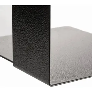 Figurine en aluminium faite à la main de luxe, décorative moderne, plaquée nickel noir, organisateur d'étagères de bibliothèque, décoration de bureau pour entreprises - Product Image 3