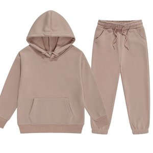 Ropa para niños y niñas, 2 uds., chándal informal con capucha y bolsillos, Sudadera con capucha de manga larga para invierno y otoño, pantalones de chándal - Product Image 5