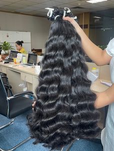 קמבודי שיער טבעי הארכת טבעי אוקיינוס גל שיער לא מעובד גלם שיער הרחבות חבילות