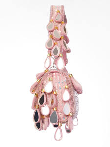 Fancy Half Moon Crystal Fashion Clutch Purse for Women Party Evening Handbag Wholesale Manufacturers From India - Product Image 4