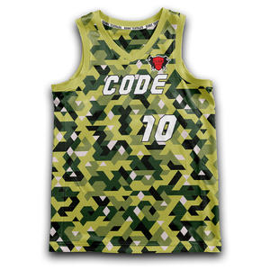 Ensemble de maillots de basket-ball 100% polyester réversibles personnalisés pour hommes, uniforme respirant à col en V, vêtements de basket-ball personnalisables - Product Image 2