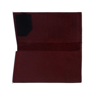Cartera Larga de Cuero Texturizado Marrón Premium para Hombre, Elegante Cartera de Mano con Acabado Saffiano, con Múltiples Ranuras para Tarjetas y Cremallera - Product Image 4