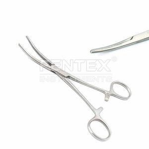 คีมจับห้ามเลือดแบบตรง Rochester ราคาประหยัด ขนาด 8 นิ้ว สำหรับสัตวแพทย์ ทำจากสแตนเลส - Product Image 1