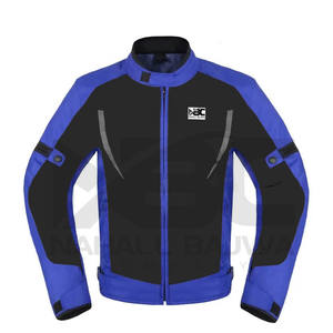 Chaqueta de moto para hombre Cordura de alta calidad de talla grande personalizada para equipo de carreras, ropa deportiva estampada transpirable en XL para adultos - Product Image 1