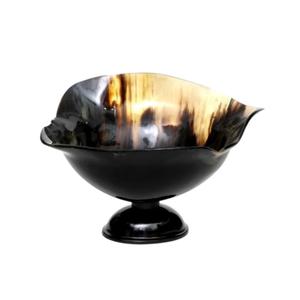 ชามฮอร์นดีไซน์เนอร์ที่มีพื้นผิวขัดเงาเรียบสำหรับการตกแต่งและใช้งานได้จริง - Product Image 2