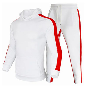 Conjunto Deportivo de Invierno para Hombre, Estilo Urbano, Corte Ajustado, 100% Algodón, Transpirable, para Correr - Product Image 5